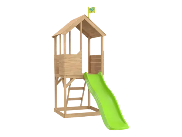 Gotowy zestaw Treehouse: wieża ze zjeżdżalnią